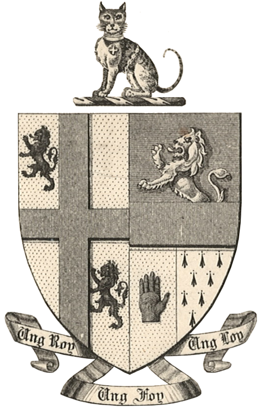 Arms of Sir John Bernard Burke, Ulster King of Arms 1853–92